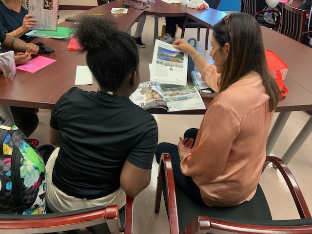 A one-on-one mentoring conversation
